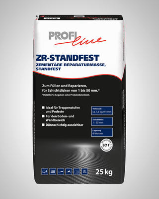 PROFIline ZR-STANDFEST Zementäre Spachtelmasse 25 kg