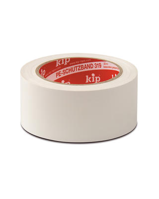 Kip PE-Schutzband 319 - glatt Weiß